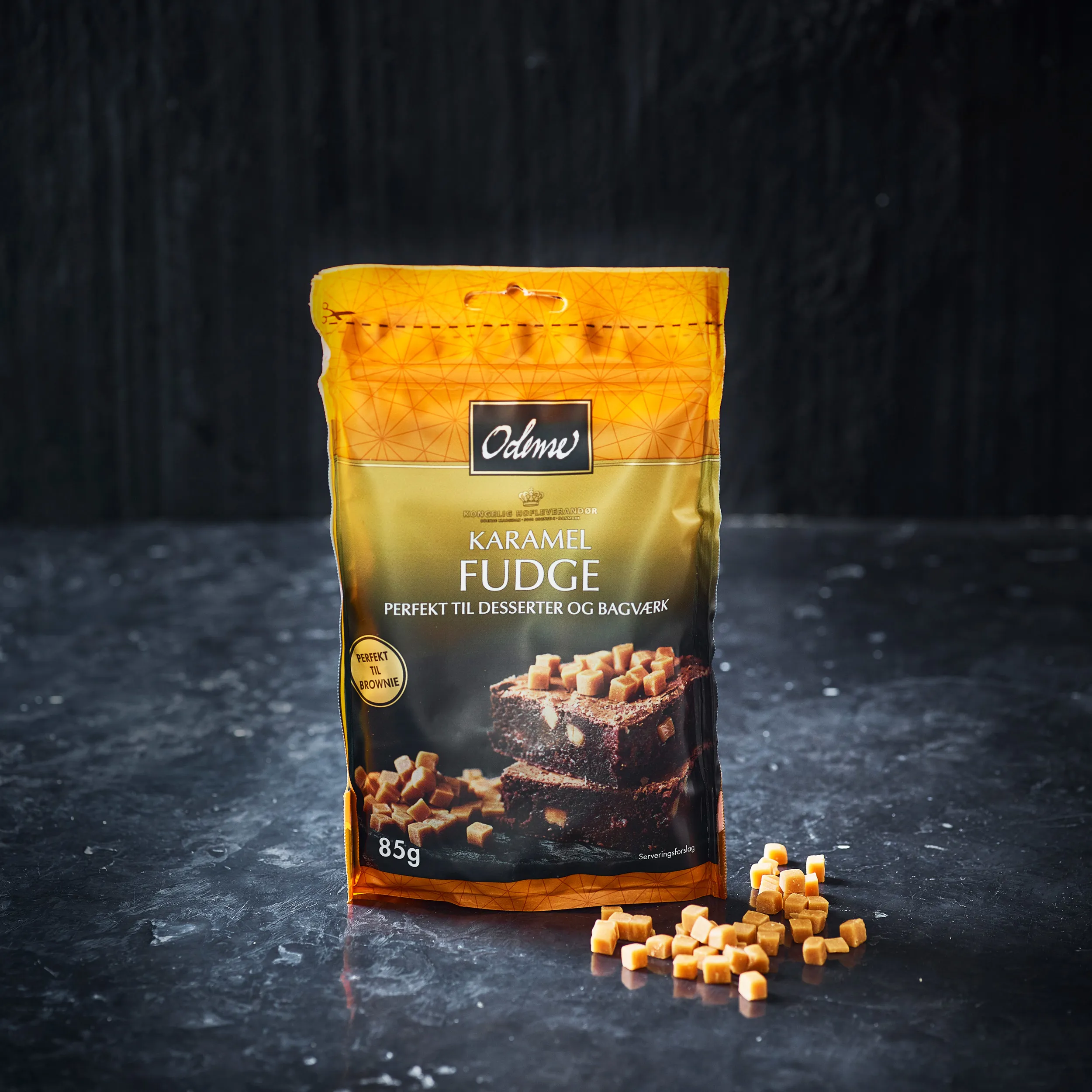 102704 ODENSE Karamel Fudge 85 G Miljo