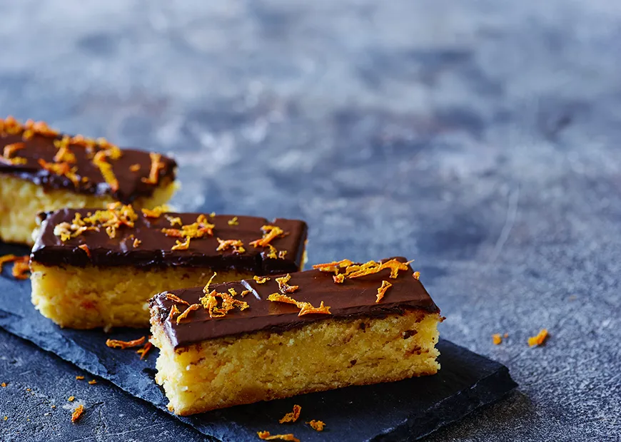 Mazarinkage Med Appelsin Og Chokolade